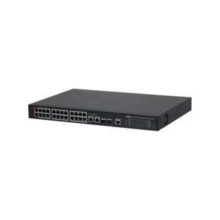 28-Port PoE Gigabit Switch managebar, 24x PoE Ausgnge, 2 SFP