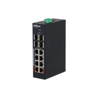 12-Port Managed Switch mit 8-Port PoE